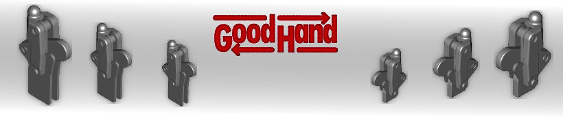 Grampos Good-Hand - grampos verticais modulares soldáveis