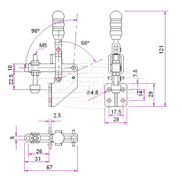 Cotas de Grampo GH 11003 B