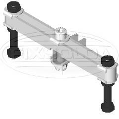 FX-443BT - braço transversal para grampo de fixação