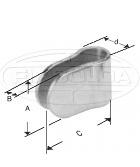 Porta parafusos (para grampos com braço em barra)