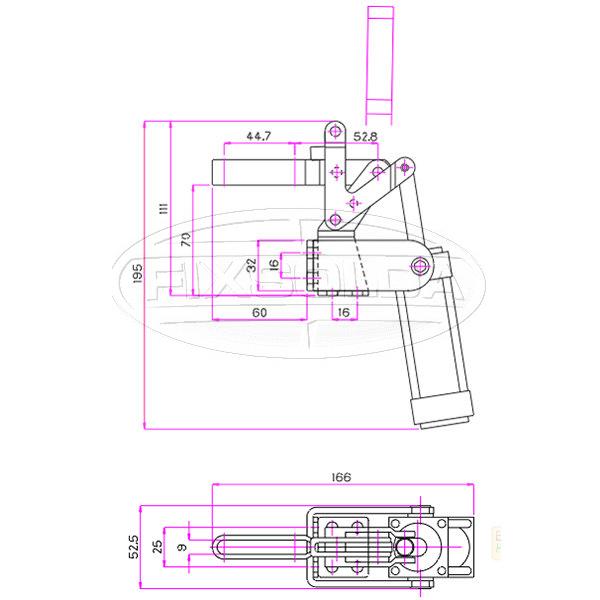 Cotas de grampo GH 20820 A