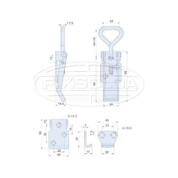 Cotas de fecho CT 0232