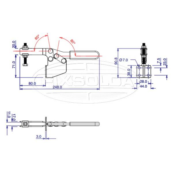 Cotas de grampo GH 25383