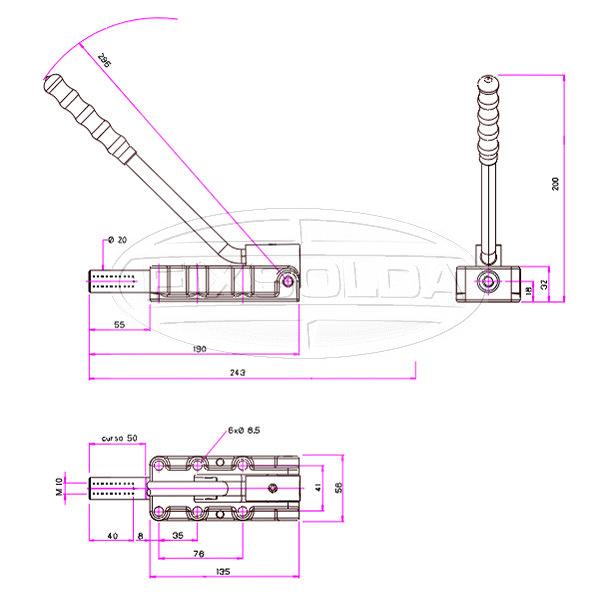 Cotas de grampo GH 31200HLM