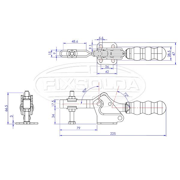 Cotas Grampo GH-22502-BSS